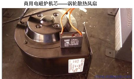 渦輪式商用電磁爐機芯散熱風扇